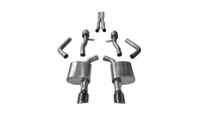 Corsa Performance - Corsa Performance 14995BLK Sport Cat-Back Exhaust System for 15-20 Charger