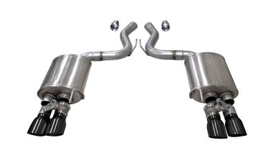 Corsa Performance - Corsa Performance 21002BLK Touring To Sport Valved Axle-Back Exhaust System