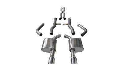 Corsa Performance - Corsa Performance 14996 Xtreme Cat-Back Exhaust System for 15-20 Charger
