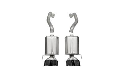 Corsa Performance - Corsa Performance 21012BLK Xtreme Axle-Back Exhaust System for 09-13 Corvette
