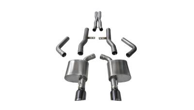Corsa Performance - Corsa Performance 14996BLK Xtreme Cat-Back Exhaust System for 15-20 Charger