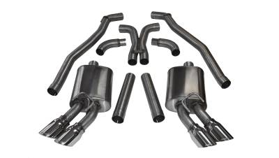 Corsa Performance - Corsa Performance 14971 Sport Cat-Back Exhaust System for 12-15 Camaro