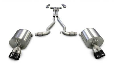 Corsa Performance - Corsa Performance 14950BLK Sport Cat-Back Exhaust System for 08-09 G8
