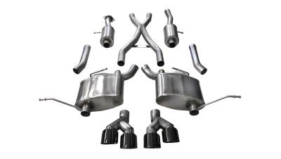 Corsa Performance - Corsa Performance 14992BLK Sport Cat-Back Exhaust System