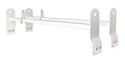 TrailFX - TrailFX FCLR004W Universal Van Rack 600 lb 2 Bar 53-63" Adjustable White Steel