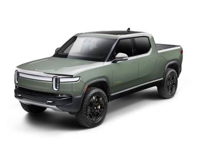 Auto Ventshade AVS - Auto VentShade 622210 Aeroskin Hood Protector Chrome for 2022-25 Rivian R1T