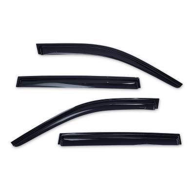 TrailFX - TrailFx 4334H Low Profile for Front/Rear Tape-On Smoke Acrylic 4PC