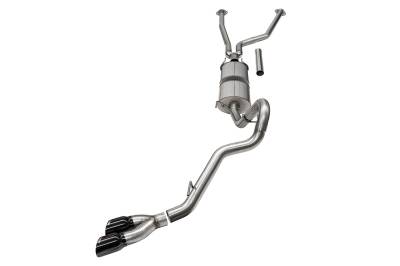 Corsa Performance - Corsa Performance 21245BLK Sport Cat-Back Exhaust System for 22-25 Toyota Tundra