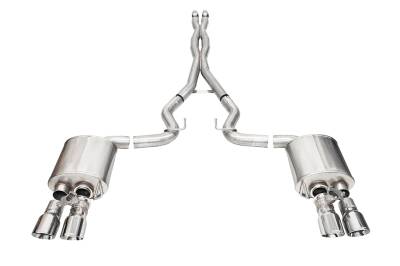 Corsa Performance - Corsa Performance 21259 Xtreme Cat-Back Exhaust System for 24-25 Ford Mustang