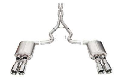 Corsa Performance - Corsa Performance 21260 Xtreme Cat-Back Exhaust System for 24 Ford Mustang