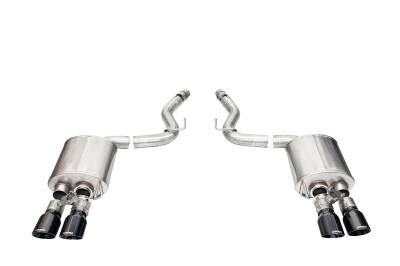 Corsa Performance - Corsa Performance 21261BLK Sport Axle-Back Exhaust System for 24-25 Ford Mustang