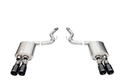 Corsa Performance - Corsa Performance 21262BLK Sport Axle-Back Exhaust System for 24+ Ford Mustang