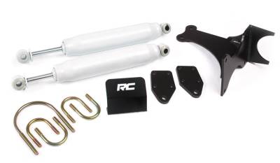 Rough Country Suspension Systems - Rough Country 8749130WS OEM Dual Steering Stabilizer 2"-8" Lift Super Duty 4WD