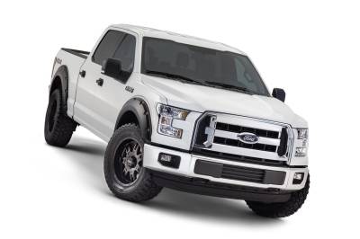 Bushwacker - Bushwacker Pocket Style Front/Rear Fender Flares Black Ford F150 20935-02