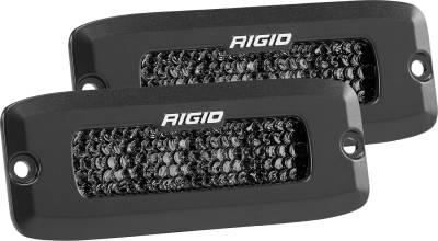 Rigid Industries - Rigid Industries SR-Q Midnight Series Pro LED Fog Lights Spot 925513BLK