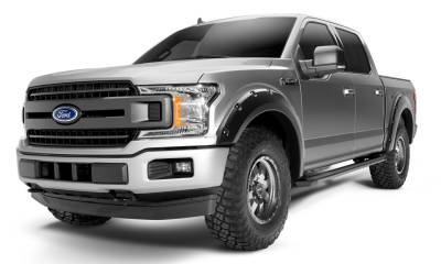 Bushwacker - Bushwacker Pocket Style Front/Rear Fender Flares Black Ford F150 20945-02
