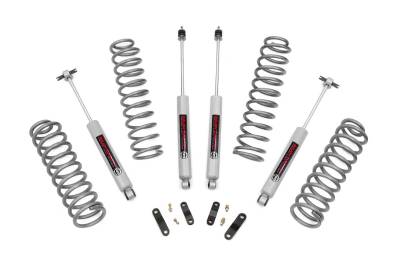 Rough Country Suspension Systems - Rough Country 2.5" Suspension Lift Kit for 07-18 Wrangler JK 2DR 4WD PERF678
