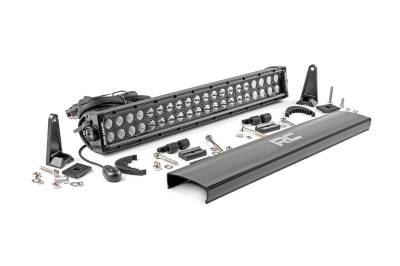 Rough Country Suspension Systems - Rough Country Black Series 20" Dual Row LED Light Bar EACH 70920BL