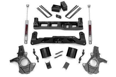 Rough Country Suspension Systems - Rough Country 5" Suspension Lift Kit 14-18 Silverado/Sierra 1500 RWD 24831