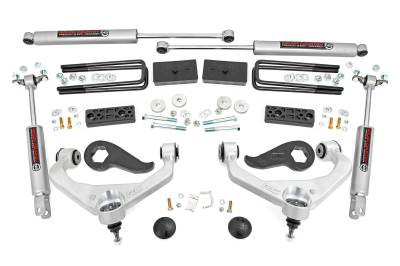 Rough Country Suspension Systems - Rough Country 3" Suspension Lift Kit 20-24 Silverado/Sierra 2500HD 95830