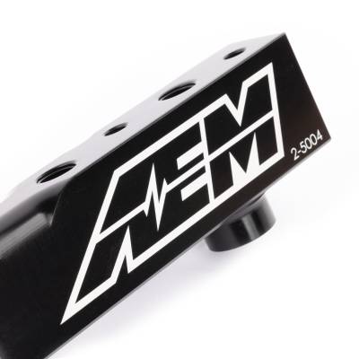 AEM Electronics - AEM 25-104BK High Volume Fuel Rail Black 1992-2001 Honda Prelude