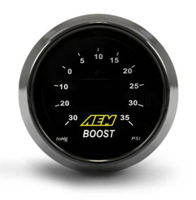 AEM Electronics - AEM 30-4406 Universal Digital Boost Gauge -30-35psi