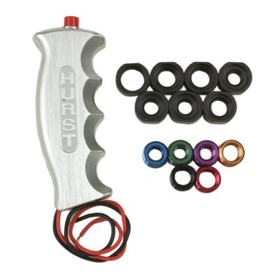 Hurst - Hurst 1536200 Universal PistolGrip Shift Handle w/Switch Brushed Aluminum