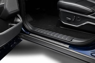 Bushwacker - Bushwacker 14115 Trail Armor Rocker Sill Protectors Black for Ram Crew