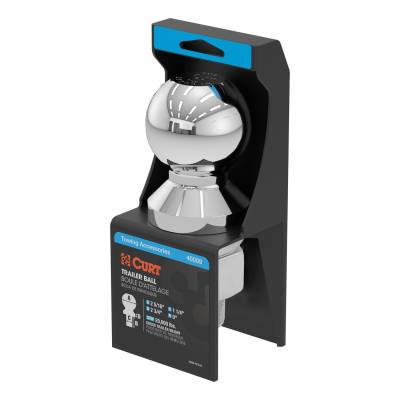 CURT - CURT 40009 2-5/16" Trailer Ball 1.25"x2.75" Shank 20000 lbs. Chrome