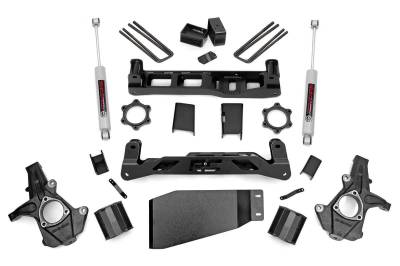 Rough Country Suspension Systems - Rough Country 5" Suspension Lift Kit 07-13 Silverado/Sierra 1500 4WD 26230