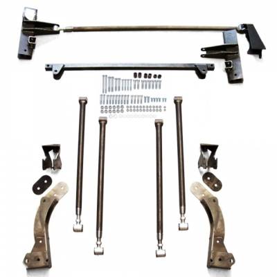 Helix Suspension - Helix HEXTTK9WOS Bolt-in Deluxe 4-Link Kit for 64-70 Mustang