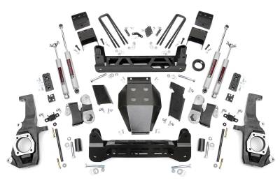 Rough Country Suspension Systems - Rough Country 7.5" Suspension Lift Kit 11-19 Silverado/Sierra HD 25330