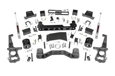 Rough Country Suspension Systems - Rough Country 6" Suspension Lift Kit 15-20 Ford F150 4WD 55730