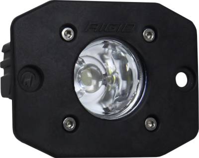 Rigid Industries - Rigid Industries 20621 Ignite Flood LED Light Flush Mount Black Housing Single
