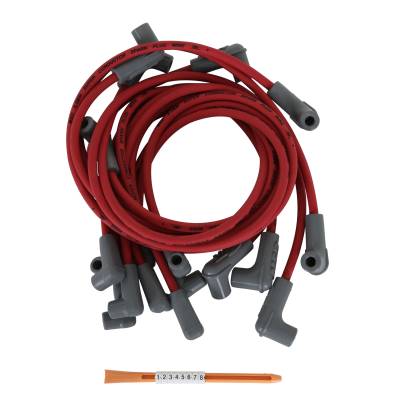 MSD - MSD Ignition 30829 Custom Spark Plug Wire Set for BB Chevy/GMC Crab Cap