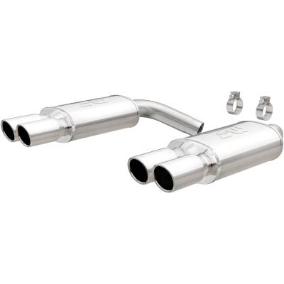MagnaFlow Exhaust Products - MagnaFlow 15623 Street Series Stainless Axle-Back System for 1992-96 Corvette