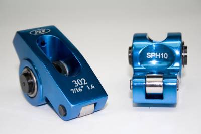 PRW - PRW 0330205 Pro Alum. Roller Rocker Arms 1.6 Ratio 7/16" Stud for AMC SBF OM