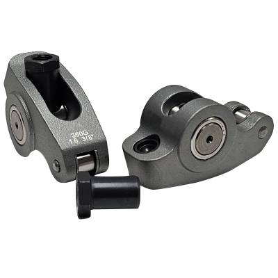 PRW - PRW 6535021 Pro Series Alum Rocker Arms for 55-86 Chevy 262-400 1.6x3/8" Narrow