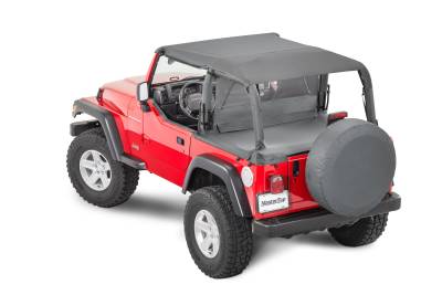 MasterTop - MasterTop 14407035 Zip Down WindStopper for 80-06 Jeep CJ 87-06 Wrangler TJ/YJ