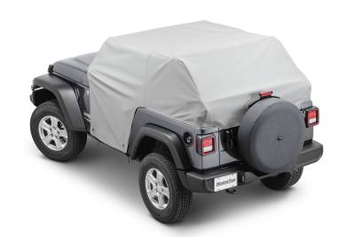 MasterTop - MasterTop 11111509 Full Door Cab Cover Gray Denim for 18-24 Jeep Wrangler JL 2DR
