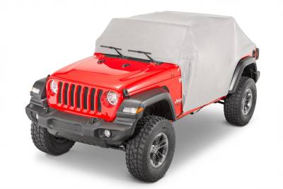 MasterTop - MasterTop 11120609 5 Layer Full Door Cab Cover Gray for 18-24 Wrangler JLU 4DR
