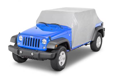 MasterTop - MasterTop 11120409 5 Layer Full Door Cab Cover Gray for 07-18 Wrangler JK 4DR