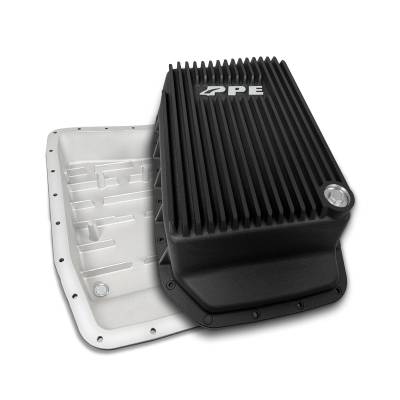 Pacific Performance Engineering - PPE 328051120 Black Deep Transmission Pan 2015-2017 Ford F150 6R80