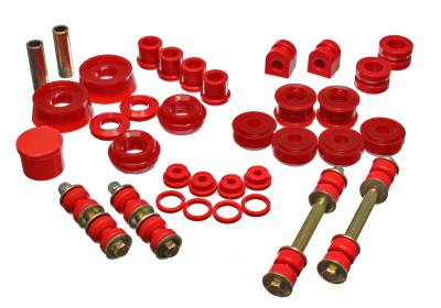 Energy Suspension - Energy Suspension 5.18114R Hyper-Flex Master Bushing Kit Red
