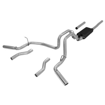 Flowmaster - Flowmaster 817492 Force II Kit Cat-Back Exhaust System Stainless