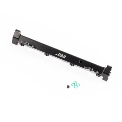 AEM Electronics - AEM 25-131BK High Volume Fuel Rail Black for Mitsubishi Lancer Evo