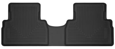 Husky Liners - Husky Liner X-act Contour 2nd Row Floor Liners Black for Santa Fe 52791
