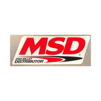 MSD - MSD Ignition 9309 Advertising Exterior Decal Pro-Billet Distributor