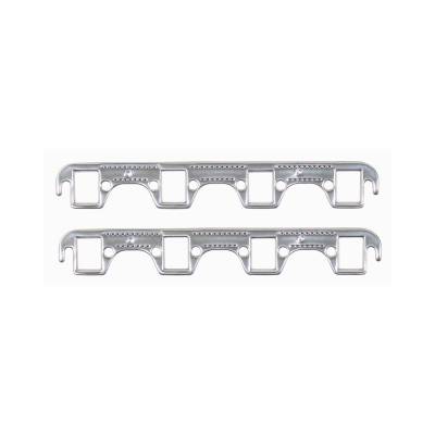 Mr Gasket - Mr Gasket 7410G Aluminum Exhaust Gasket Rectangular Port Ford Small Block