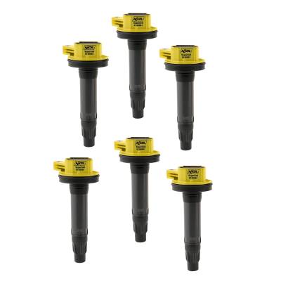 ACCEL - ACCEL 140061-6 Ignition Coil Series for 07-16 Ford 3.5L/3.7L V6 Yellow 6Pc